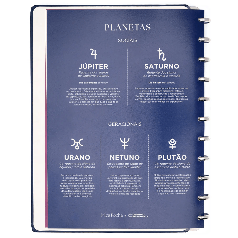 Caderno Inteligente Grande By Mica Rocha Influenciada pela Lua CIGD4414