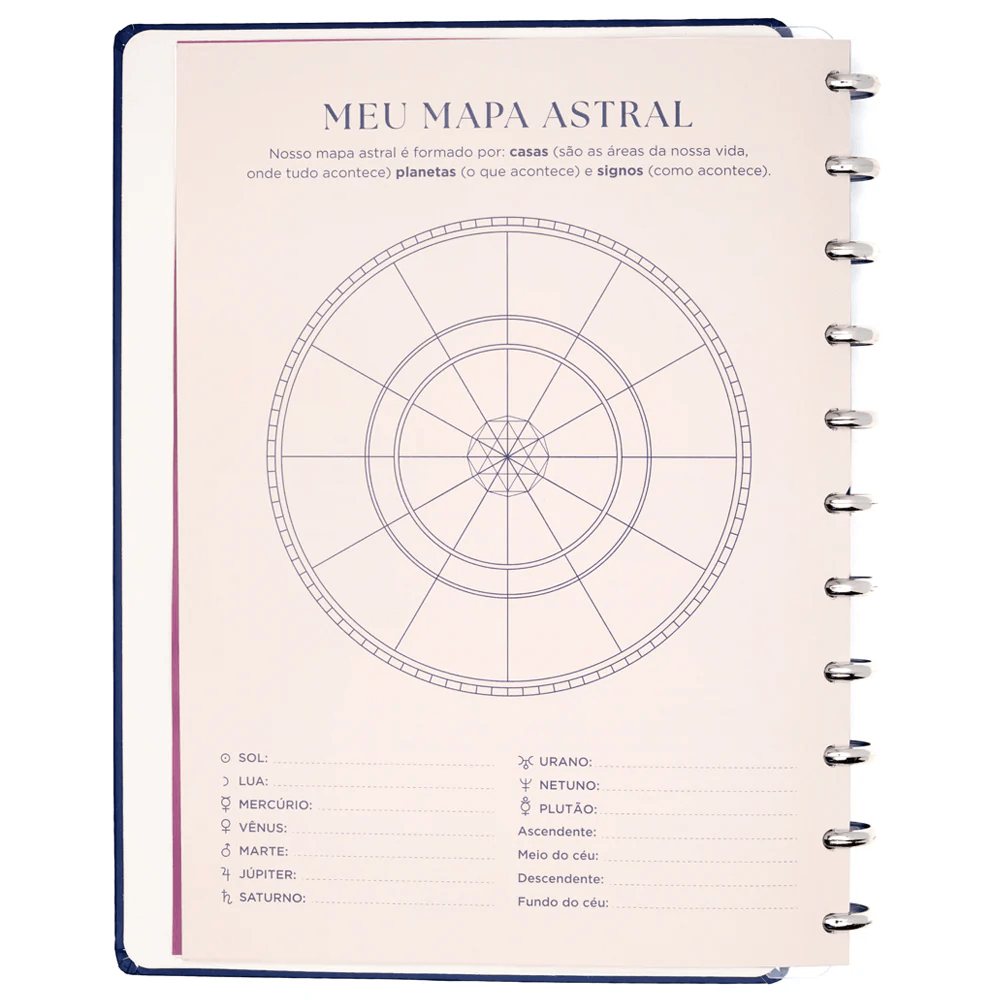 Caderno Inteligente Grande By Mica Rocha Influenciada pela Lua CIGD4414