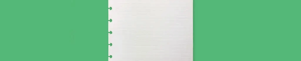 Refil Pautado Linhas Brancas p/ Caderno Inteligente 50 F 90 g/m² Médio CIRM3020 - NOVITATE