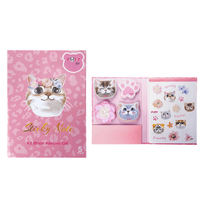 Bloco de Anotação 50 fls. Com Adesivo Cat FF7013 - Fofy