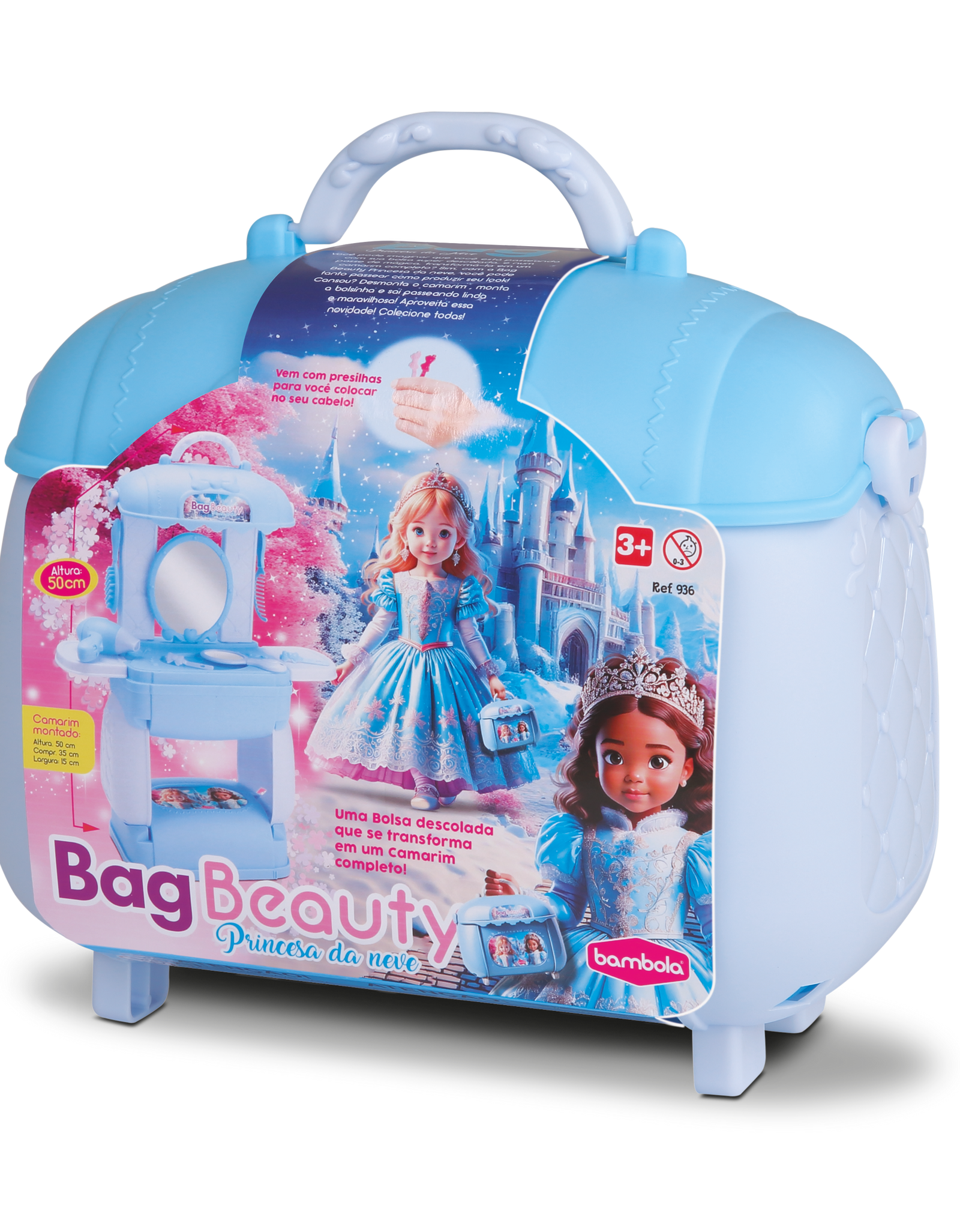 Bolsa Camarim Bag Beauty Princesa da Neve 936 - Bambola