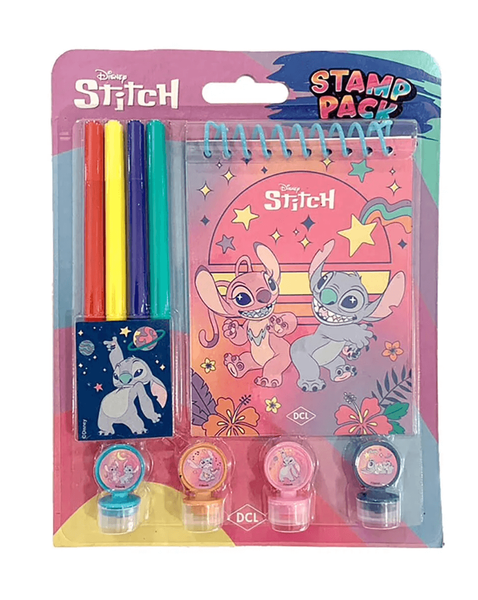 Livro Infantil Colorir Stamp Pack Stitch D8297 - DCL