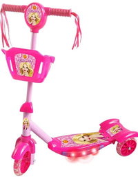 Patinete com Cesta Rosa - Belinda DMR5027 - DM Toys
