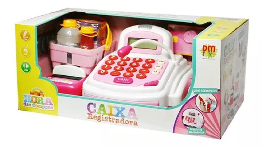 Caixa Registradora Infantil Com Som E Luz DMT3815 DM Toys