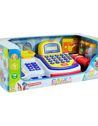 Caixa Registradora com Luz e Som Azul DMT3816 DM Toys
