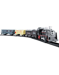 Pista Trem Locomotiva Com Luz e Som DMT5750 - Dm Toys
