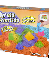 Areia de Modelar Divertida Castelo DMT6640 - Dm Toys
