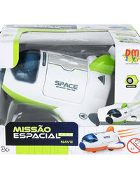 Nave Missão Espacial ZX22 Fricção DMT6850 - Dm Toys
