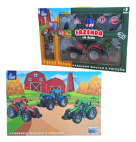 Carrinho de Fricção Trator Fazenda em Ação XCF-036 - Fênix