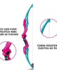 Arco e Flecha Super Mira Rosa ZP01184 - Zoop Toys
