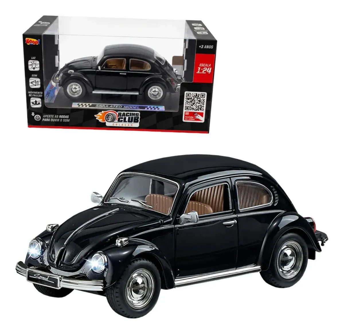 Coleção Racing Club Fusca Clássico ZP01439 - Zoop Toys
