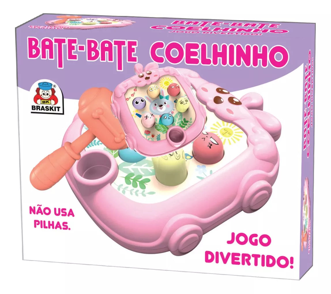 Jogo Bate-Bate Coelhinho 100-7 - Braskit