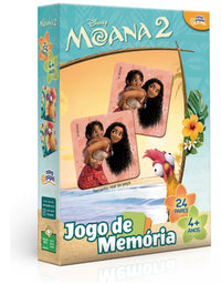 Jogo da Memória Moana 2 24 Pares 8079 - Novo Papel
