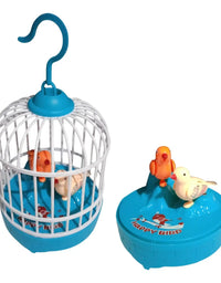 Brinquedo Mini Passarinho C/ Som Gaiola XPS-129 - Fênix
