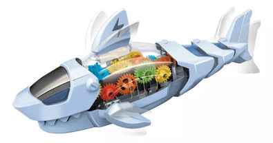 Brinquedo Meca Tubarão Som,Luz e Movimento 720-4 - Braskit