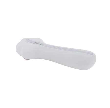 Estojo de Silicone c/ 1 Ziper Best Friend Branco ET0861 - BRW