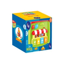 Brinquedo Cubo Musical Interativo c/ 11 Blocos FBB698 - Fenix