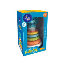 Brinquedo Interativo Elefante Musical Empilhadeira FBB707 - FENIX