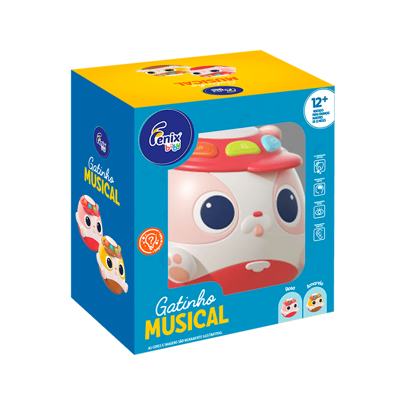 Gatinho Musical Som Divertido FBB-714 - Fenix – Jessica Presentes