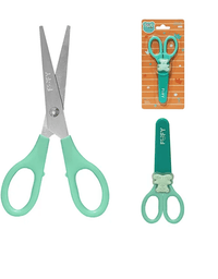 Tesoura Divertida Ursinho Friends Verde 14cm FF1701 - Fofy
