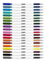 Caneta Marcador Fineliner 20 Cores Ponta 0.4mm FF2002 - Fofy