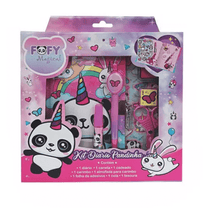 Kit Diário Pandinha com 8 Pças FF6008 - FOFY