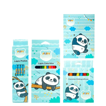 Kit Artístico 29 Peças Panda Feliz FF6055 - Fofy