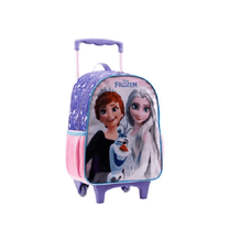 Mochila Carrinho 16" Com Lancheira Térmica Frozen  - Xeryus