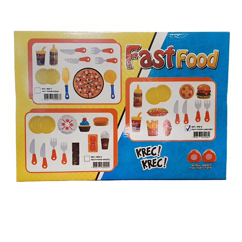 Brinquedo Fast Food Infantil Doces 900-9 - Braskit