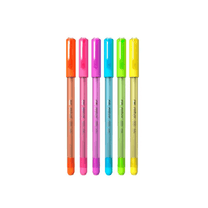 Caneta Gel Gelyx Neon 6 Cores Ponta 1.0mm 57116- Cis