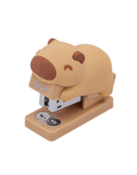 Mini Grampeador Plástico Capivara + Grampos 26/6 GP0108 - BRW

