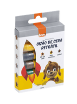 Meu Primeiro Gizão de Cera Retrátil 6 Cores GZ1207 - BRW