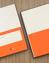 Caderno 1/4 80Fls 1 Mat. Pautado 90g/m² P129 - Royal Paper

