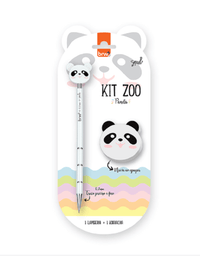 Lapiseira 0.7mm mais Borracha Zoo Panda KT3001 - BRW
