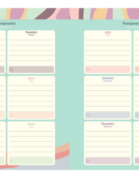 Agenda Planner La Creme 2026 160 Pág. 70g/m² 666568 - Jandaia
