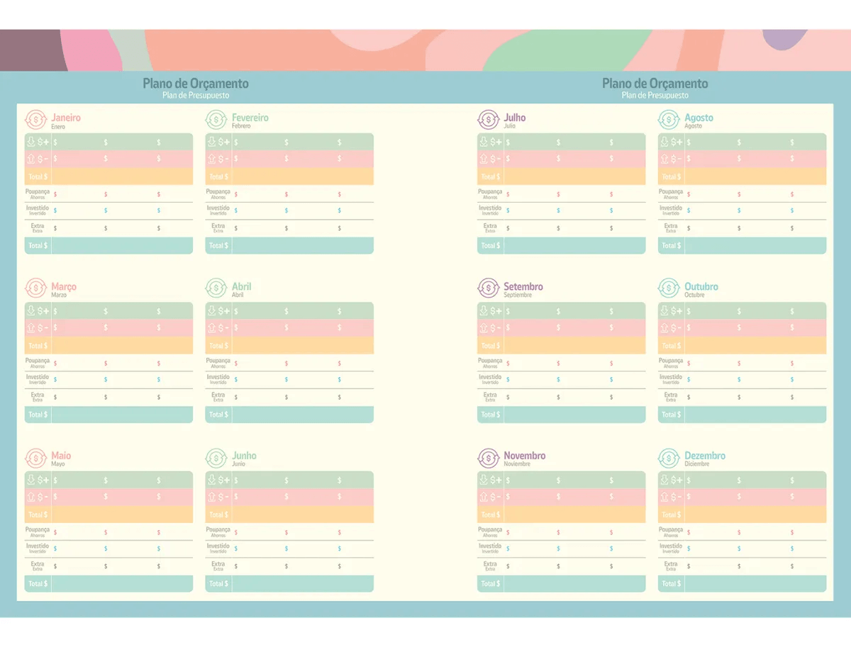 Agenda Planner La Creme 2026 160 Pág. 70g/m² 666568 - Jandaia