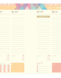 Agenda Planner La Creme 2026 160 Pág. 70g/m² 666568 - Jandaia
