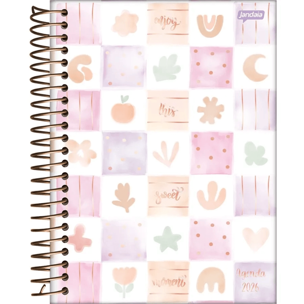 Agenda Planner La Creme 2026 160 Pág. 70g/m² 666568 - Jandaia