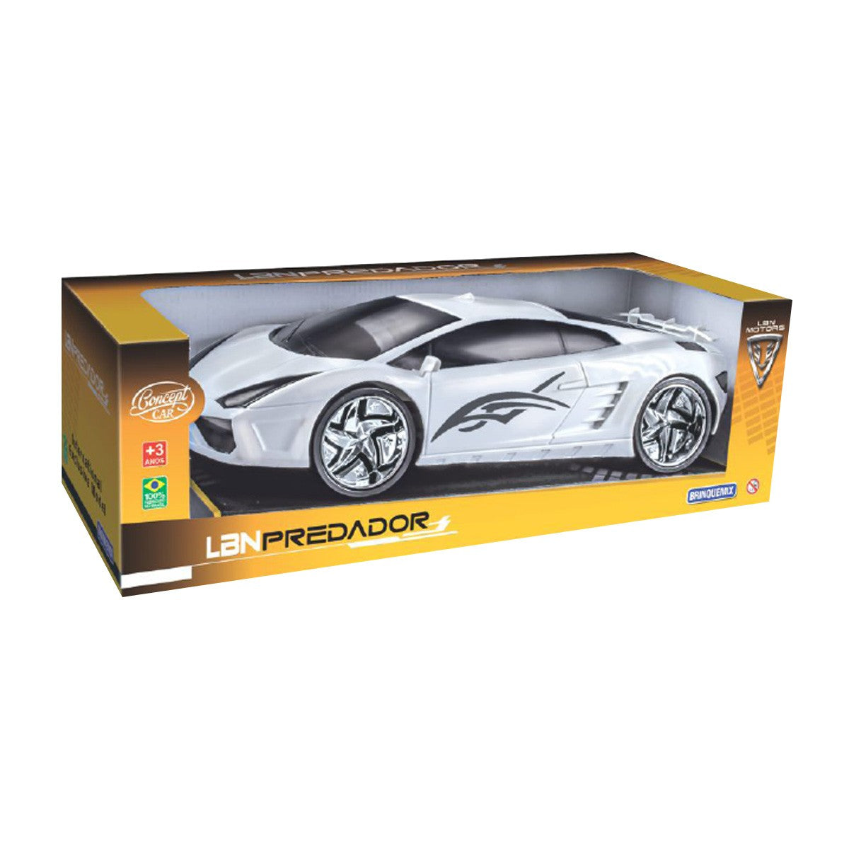 Carro LBN Predador Concept Car Cores Sortidas LBN-025