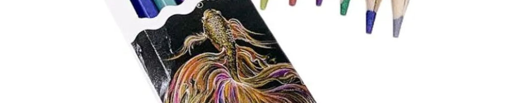 Lápis de Cor  Sextavado de Madeira 6 Cores Metalizadas LP0026 - BRW