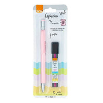 Lapiseira Tom Pastel Rosa 2.0mm + 6 Grafites LP2007 - BRW