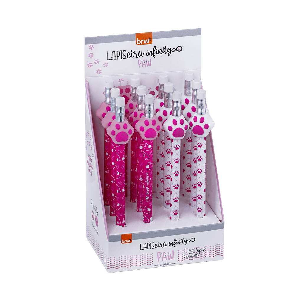 Lápis Infinity Paw Patinhas Grafite Infinito 0,5 mm LP3001 - BRW