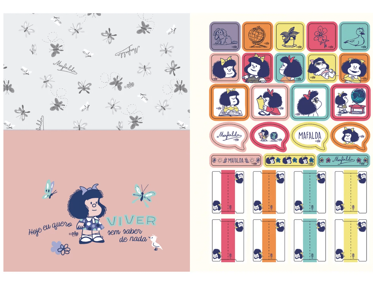 Agenda Diária 352 Pág. 2026 Mafalda 133x178mm - Jandaia