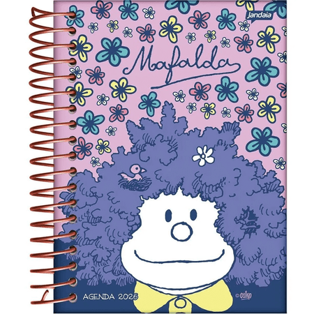 Agenda Diária 352 Pág. 2026 Mafalda 133x178mm - Jandaia