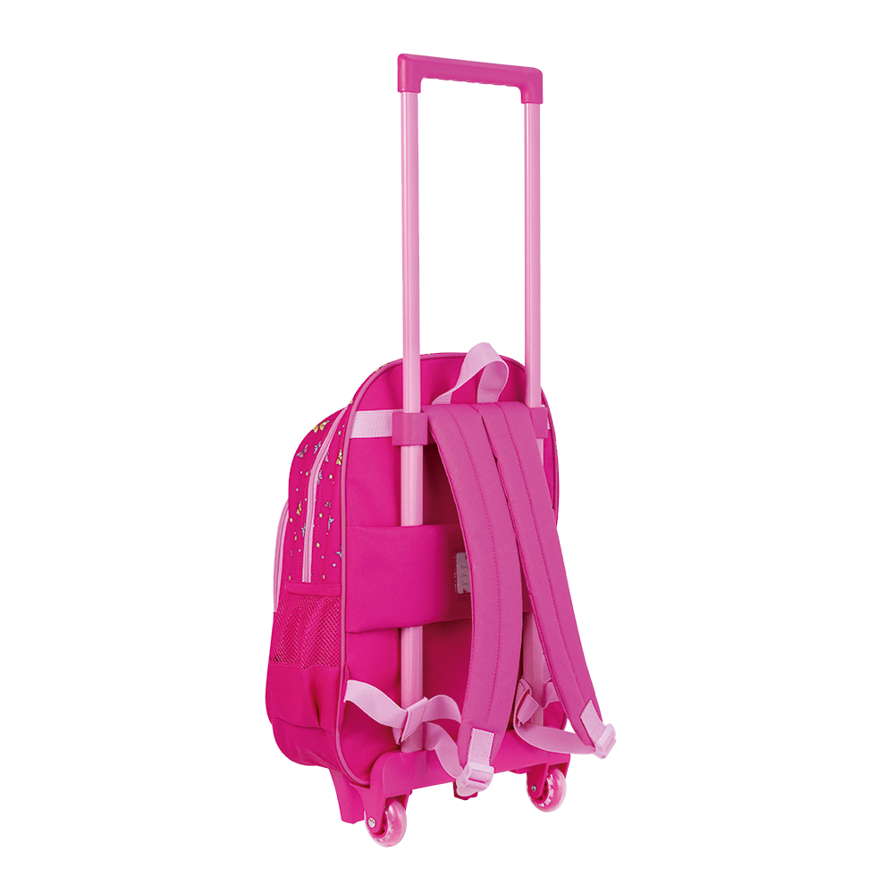 Mochila de Rodinha + Lancheira Térmica + Estojo c/ 2 Divisórias Unicórnio - BRW