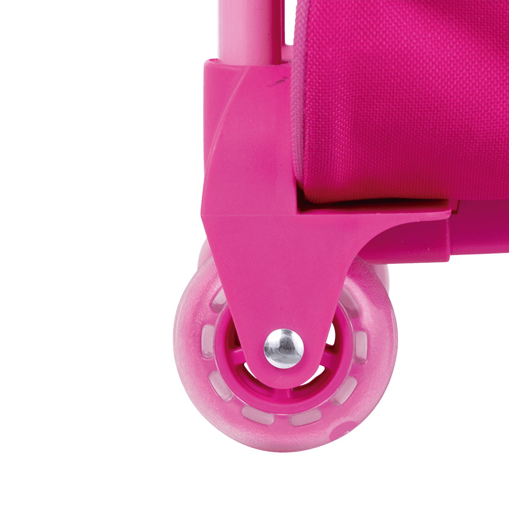 Mochila de Rodinha + Lancheira Térmica + Estojo c/ 2 Divisórias Unicórnio - BRW