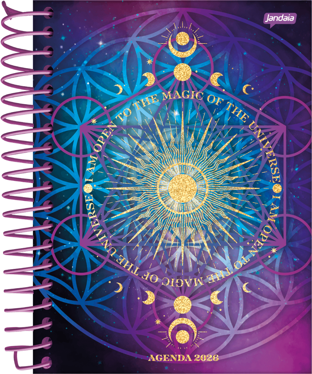 Agenda 2026 Diária 352 páginas 133x178mm Mystic 781995 - Jandaia