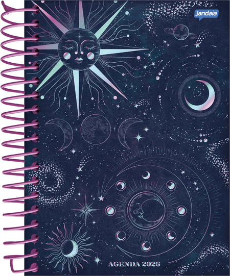 Agenda 2026 Diária 352 páginas 133x178mm Mystic 781995 - Jandaia