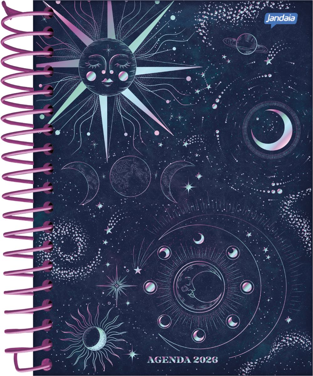 Agenda 2026 Diária 352 páginas 133x178mm Mystic 781995 - Jandaia