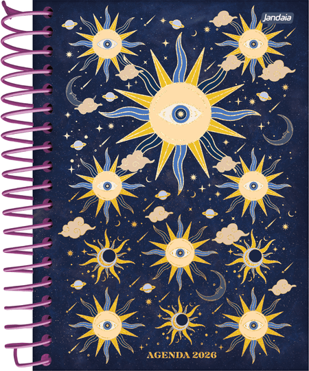 Agenda 2026 Diária 352 páginas 133x178mm Mystic 781995 - Jandaia